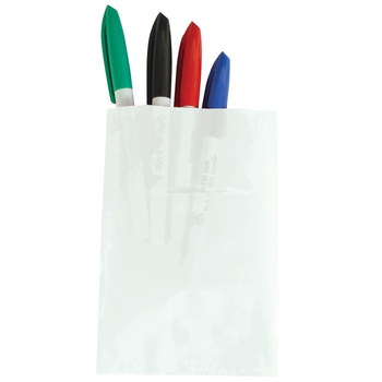 White Flat Poly Bag - 4 in x 6 in - 2 mil Thick - 12936