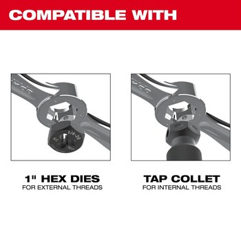 Milwaukee Hex-LOK Threading Handle & Tap Collet 49-57-5003 - Metal
