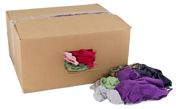 Polo Cotton Colored Rags 50 Lb Box