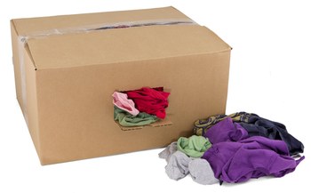 Picture of Adenna 135-25LP 135-25 Mixed Medium Weight T-Shirts & Polo Shirts 25 lb Reclaimed Rag (Main product image)