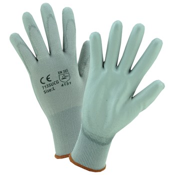Picture of West Chester PosiGrip 713SUCG Gray 2XL Nylon/Spandex Full Fingered Work Gloves (Main product image)