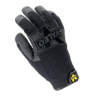 Picture of Valeo Black/Gray Small Polyester/Synthetic Leather Mechanic's Gloves (Main product image)
