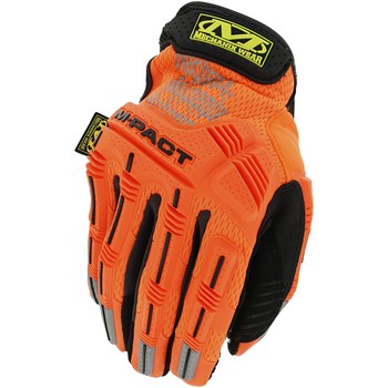 Mechanix Wear Hi-Viz M-Pact Fluorescent Orange 2XL Work Gloves - SMP-99-012