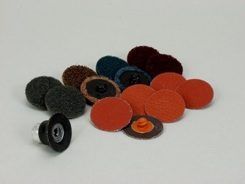 3M Roloc Coated Sanding Disc Set - Quick Change Attachment - 1 1/2 in Diameter Included - 82901