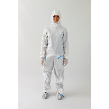 Ansell BioClean-D Cleanroom Drop-down Coveralls S-BDSH-M, Size Medium ...