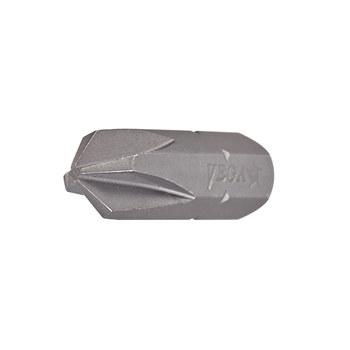 Vega Tools All Frearson Insert Driver Bit 125FRS - 1/4 in-Hex Shank - S2 Modified Steel - 1 in Length - Gunmetal Grey Finish - 00094