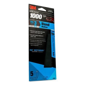 3M Wetordry Sandpaper 32038 - 9 in x 11 in - Aluminum Oxide - 400 - Extra Fine