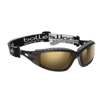Picture of Bolle Safety Tracker 253-TR-400 Brown Black/Gray Universal Polycarbonate Standard Safety Glasses (Main product image)