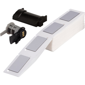 Picture of Brady Silver Polyester Thermal Transfer PTLEP-173-593-SL Die-Cut Thermal Transfer Printer Label Roll (Main product image)