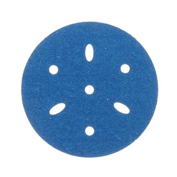 3M Hookit Blue Abrasive Ceramic Aluminum Oxide Hook & Loop Disc - 3 in Diameter Multi-Hole Vacuum Holes - 36142
