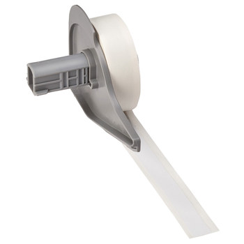 Picture of Brady White Indoor / Outdoor Vinyl Thermal Transfer M71C-500-595-WT Continuous Thermal Transfer Printer Label Roll (Main product image)