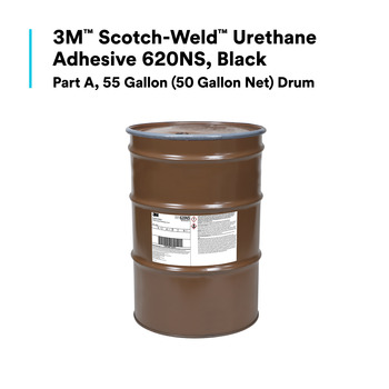 3M Scotch-Weld 7010301034 Two-Part Accelerator (Part A) Black Urethane Adhesive - 55 gal - 14145