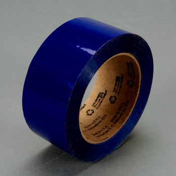 3M Scotch 371 Blue Box Sealing Tape - 72 mm Width x 100 m Length - 1.8 mil Thick - 53776