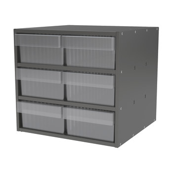 Picture of Akro-Mils AD1817C88 Akrodrawers 60 lb Charcoal Gray Powder Coated, Textured Stackable Super Modular Cabinet (Main product image)