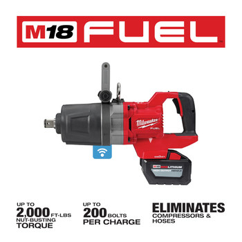 Milwaukee M18 FUEL ONE-KEY Impact Wrench Kit 2868-22HD - M18 REDLITHIUM Battery - 2000 ft/lb Max