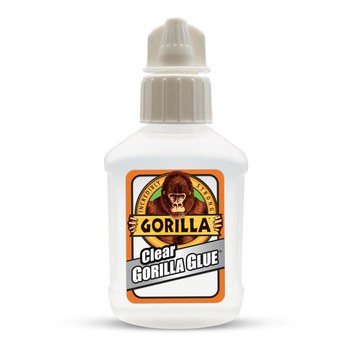 Gorilla Glue Clear Polyurethane Adhesive, 1.75 oz Bottle, Water Resistant