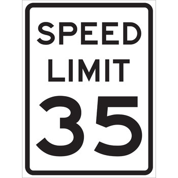 Picture of Brady B-959 Aluminum Rectangle White English Stop Signs, Traffic Control Signs & Banners Sign part number 115643 (Main product image)