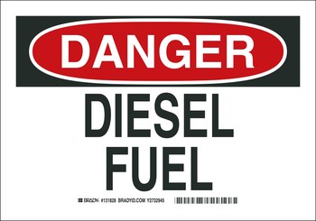 Picture of Brady B-302 Polyester Rectangle White English Chemical Warning Sign part number 87763 (Main product image)