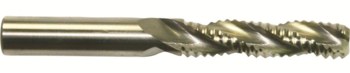 Cleveland - 3/8 in Dia. Rougher M42 High-Speed Steel - 8% Cobalt End Mill - 3 Flute - 2 1/2 in Length - C30780
