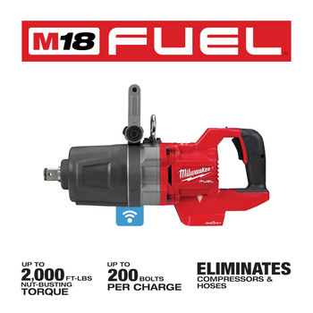 Milwaukee M18 FUEL ONE-KEY Impact Wrench 2868-20 - M18 REDLITHIUM Battery - 2000 ft/lb Max