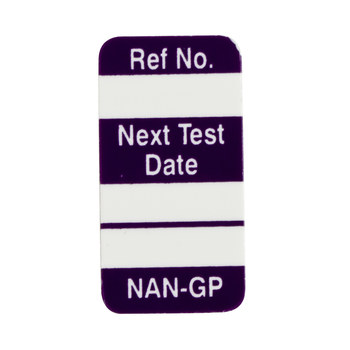 Picture of Brady Nanotag Purple Vinyl NAN-GP P Nano Tag Insert (Main product image)