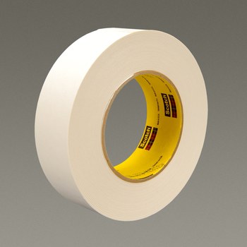 3M R3187 White Splicing Tape - 96 mm Width x 55 m Length - 7.5 mil Thick - Kraft Paper Liner - 02654