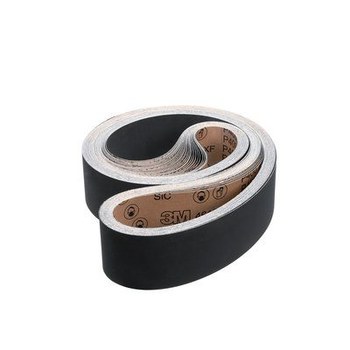 3M 461F Sanding Belt 08192 - 4 in x 106 in - Silicon Carbide - P400 - Extra Fine
