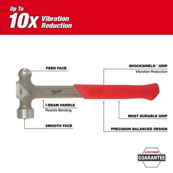 Milwaukee 48-22-9131 24oz Steel Ball Peen Hammer