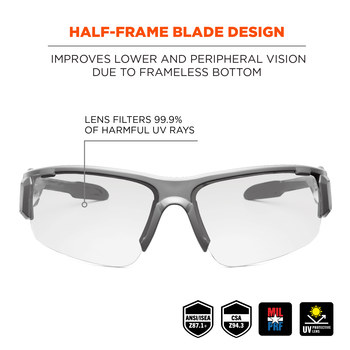 Ergodyne Skullerz Safety Glasses DAGR 52103 - Size Universal