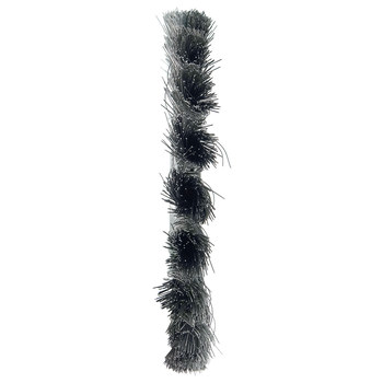 Weiler 08835 Wheel Brush - 7 in Dia - Knotted - Standard Twist Steel Bristle