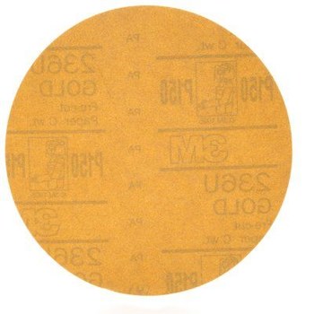 3M Hookit Hook & Loop Disc 00980 - Aluminum Oxide - 6 in - P150 - Coarse