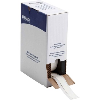 Picture of Brady PermaSleeve White Heat-shrink Polyolefin Thermal Transfer BM7C-500-342 Heat Shrink Wire and Cable Label Tape (Main product image)