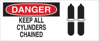 Picture of Brady B-120 Fiberglass Reinforced Polyester Rectangle White English Chemical Storage Sign part number 69308 (Main product image)