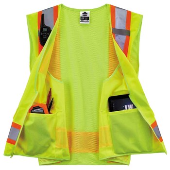 Ergodyne Glowear High-Visibility Vest 8248Z 24075 - Size Large/XL - High-Visibility Lime
