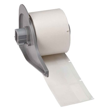 Picture of Brady M710 White, Clear Vinyl Thermal Transfer M7-32-427 Self-Laminating Wire & Cable Labels (Main product image)
