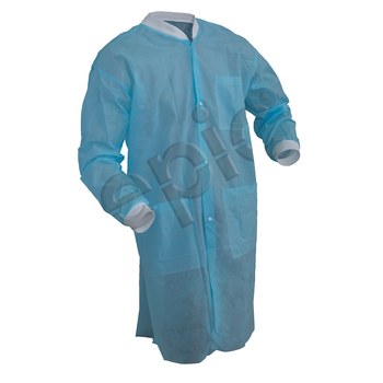 Epic Disposable Lab Coat 843785-2XL, Size 2XL, Polypropylene, Blue
