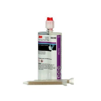3M Semi-Rigid Plastic Adhesive 04240, 200 ml Cartridge