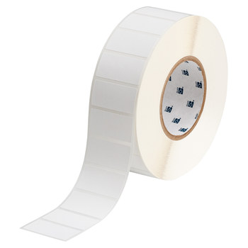 Picture of Brady White Polypropylene Thermal Transfer THT-17-449-3 Die-Cut Thermal Transfer Printer Label Roll (Main product image)