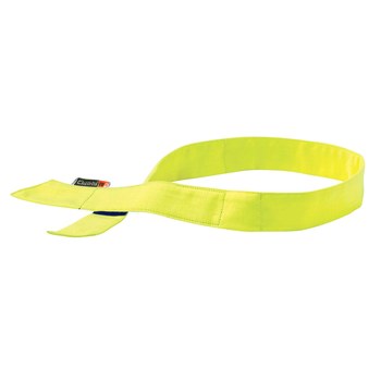Picture of Ergodyne Chill-Its 6705FR High-Visibility Lime Activated Polymers/Modacrylic Cotton Blend Bandana (Main product image)
