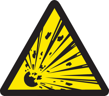 Brady Fire Hazard Label 60226, Black on Yellow | R.S. Hughes