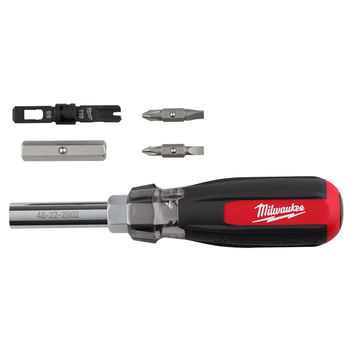 Milwaukee 48-22-2902 9-in-1 Punchdown Multi-Bit Screwdriver, 7.54