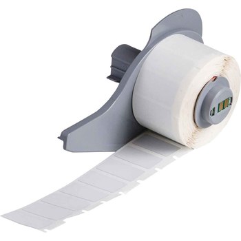 Picture of Brady Silver Polyester Thermal Transfer M71-17-486 Die-Cut Thermal Transfer Printer Label Roll (Main product image)