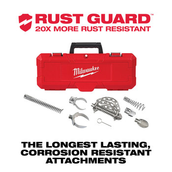 Milwaukee Head Attachment Kit 48-53-3839 - 2-4 in Capacity