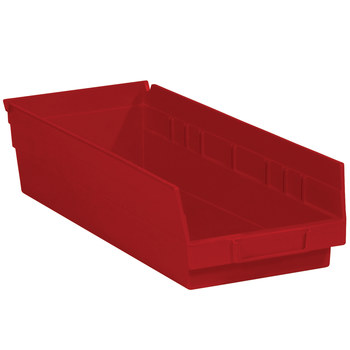 Picture of BINPS112R Red Plastic Shelf Bins (Main product image)