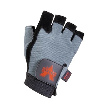 Picture of Valeo V4 Medium Split Cowhide AV Gel/Leather/Nylon/Polyester Fingerless Work Gloves (Main product image)