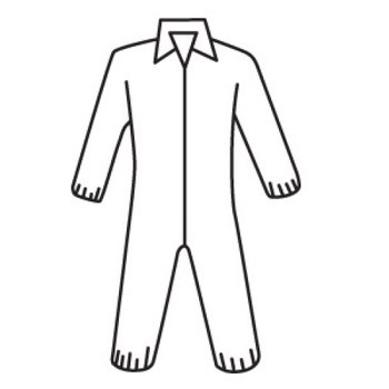 Picture of West Chester U1200 White 4XL Polypropylene Disposable General Purpose & Work Coveralls (Main product image)
