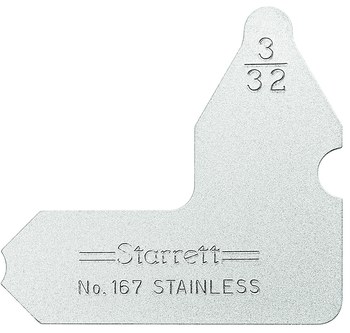 Picture of Starrett Steel Radius Gauge 167-3/32 (Main product image)