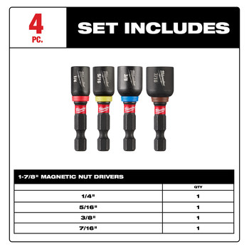 Milwaukee SHOCKWAVE Impact Duty Hex 49-66-4562 Nut Driver