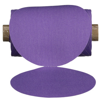 3M Cubitron II Stikit 66962 PSA Disc Roll - 5 in - 240+ - Precision Shaped Ceramic