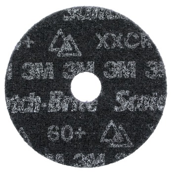 3M Scotch-Brite Non-Woven Precision Shaped Ceramic Surface Conditioning Disc - Center Hole Attachment - 4-1/2 in Diameter - 7/8 in Center Hole - 67233